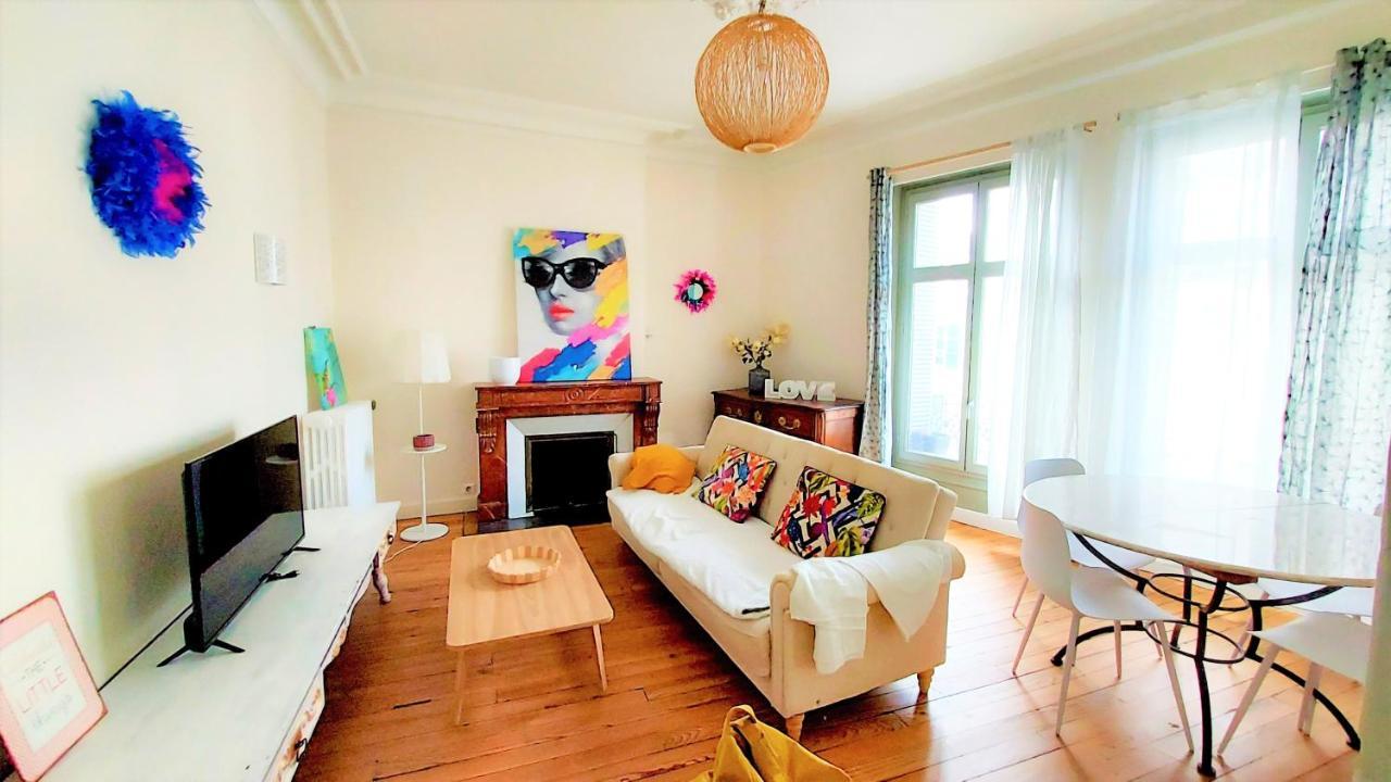 Cosy Hortensia- 4 Ch- Clemenceau Hypercentre & Parking Sous Terrain- 110M2 Apartment Pau Luaran gambar