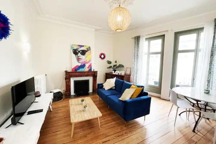 Cosy Hortensia- 4 Ch- Clemenceau Hypercentre & Parking Sous Terrain- 110M2 Apartment Pau Luaran gambar
