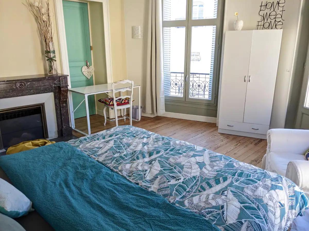 Cosy Hortensia- 4 Ch- Clemenceau Hypercentre & Parking Sous Terrain- 110M2 Apartment Pau Luaran gambar